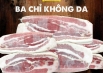 Ba chỉ không da